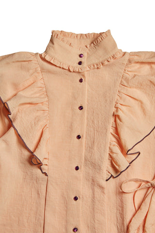 Melting Sunshine Shirt Blouse / Orange