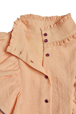 Melting Sunshine Shirt Blouse / Orange