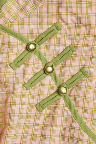 【Set】Savor The Moment Gingam Set / Green