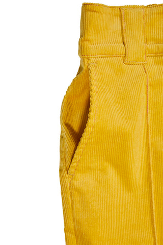 Blight Me Up Corduroy Pants / Yellow