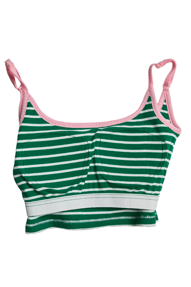 SISTERS Bra Cup Camisole (Short) / Green