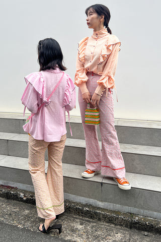 Melting Sunshine Shirt Blouse / Pink