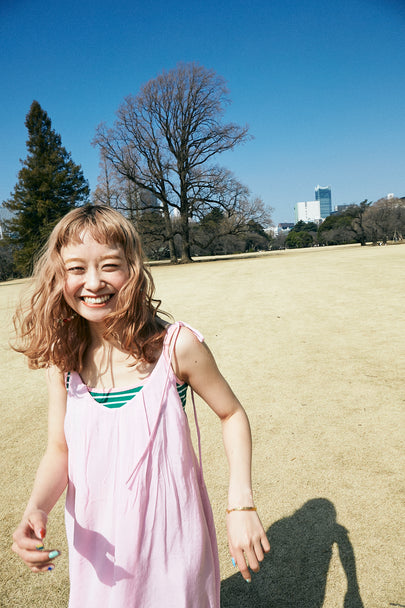 Camisole Tunic Dress / Pink